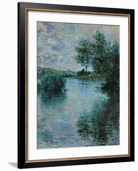 The Seine Near Vetheuil, 1879-Claude Monet-Framed Giclee Print