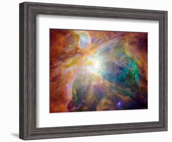 Orion Nebula-Stocktrek Images-Framed Photographic Print