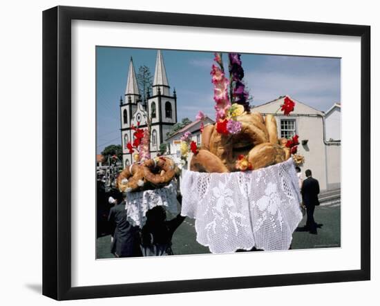 Fete Du Saint Esprit, Festival, Pico Madalena, Azores, Portugal-Bruno Barbier-Framed Photographic Print