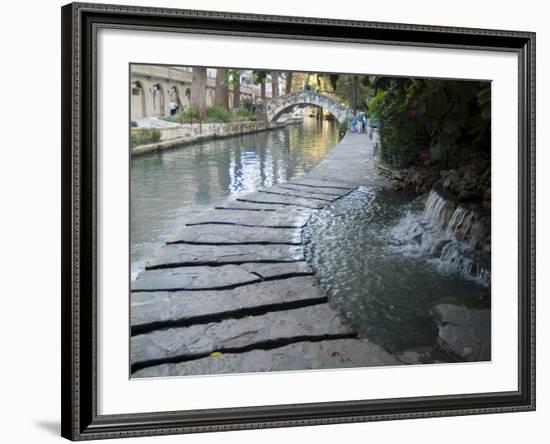 Riverwalk, San Antonio, Texas, USA-Ethel Davies-Framed Photographic Print