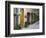 Flower Pots and Potted Plants Decorate a Narrow Street in Tuscan Village, Pienza, Italy-Dennis Flaherty-Framed Photographic Print