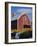 Pumpkins for Sale in Front of a Red Barn, Vermont, New England, USA-Fraser Hall-Framed Photographic Print