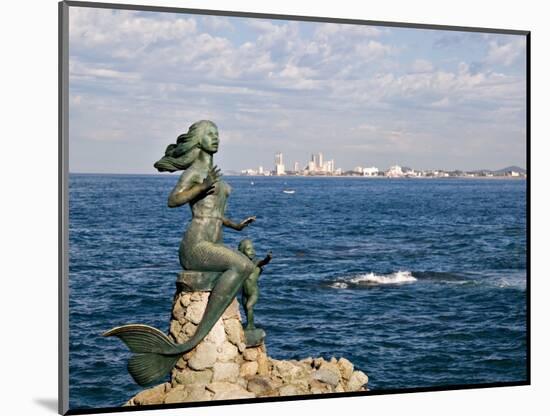 Mermaid Monument at the Glorieta Sanchez Taboada, Mazatlan, Mexico-Charles Sleicher-Mounted Photographic Print