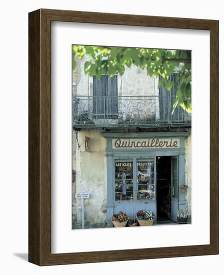 Shop in Sault, Provence, France-Peter Adams-Framed Photographic Print