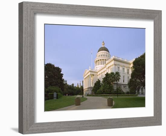 State Capitol Building, Sacramento, California-Dennis Flaherty-Framed Photographic Print