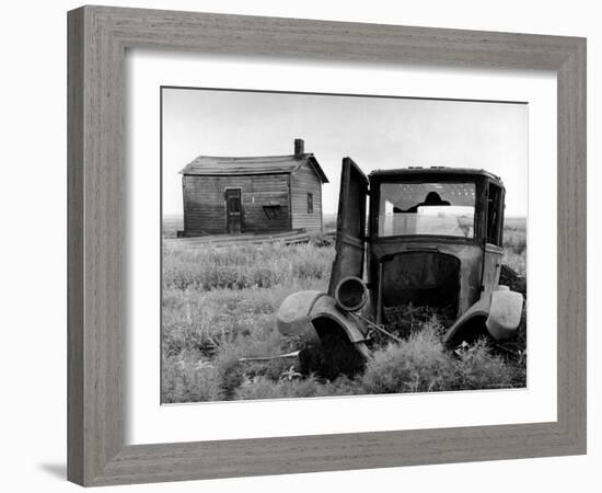 Abandoned Farm in Dust Bowl-Alfred Eisenstaedt-Framed Photographic Print