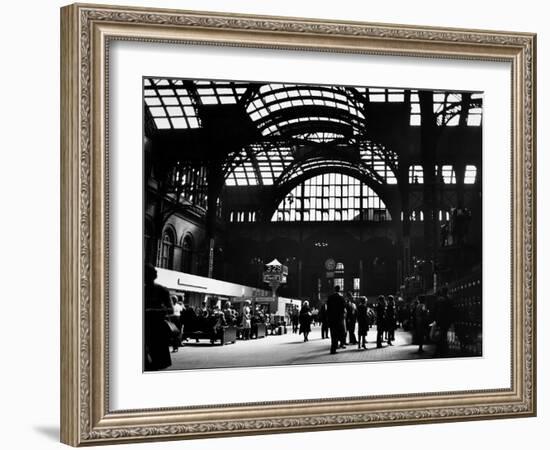 Interior View of Penn Station-Walker Evans-Framed Photographic Print