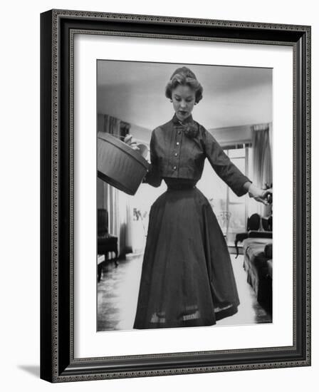 Small Bag Wardrobe Fashion-Gordon Parks-Framed Photographic Print