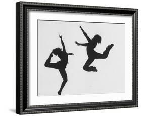 Silhouettes of Dancers Diane Sinclair and Ken Spaulding-Gordon Parks-Framed Photographic Print