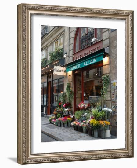 Florist in Ile St. Louis, Paris, France-Lisa S. Engelbrecht-Framed Photographic Print