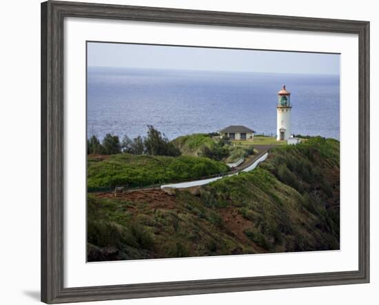 Kilauea Lighthouse, Kauai, Hawaii, USA-Charles Sleicher-Framed Photographic Print