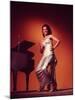 Singer and Actress Dorothy Dandridge Posing by a Piano-Ed Clark-Mounted Premium Photographic Print