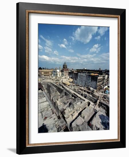 Tenochtitlan, Templo Mayor, Aztec, National Museum of Anthropology and History, Mexico City, Mexico-Kenneth Garrett-Framed Photographic Print