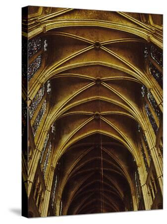 Panoramic View Of Interior Of Chartres Cathedral Looking Up Nave Toward Main Altar Photographic Print By Gjon Mili Art Com