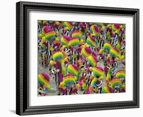 Rio Carnival, Rio De Janeiro, Brazil-Demetrio Carrasco-Framed Photographic Print