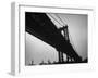 Picture of Manhattan Bridge Taken from Almost Directly Underneath-Lisa Larsen-Framed Photographic Print