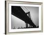 Picture of Manhattan Bridge Taken from Almost Directly Underneath-Lisa Larsen-Framed Photographic Print