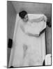 Student Vera Bogach of Massachusetts College, Studying for Exams in a Bubble Bath-Yale Joel-Mounted Photographic Print