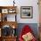 Women in Her Modern Home in Mountains Overlooking Los Angeles-Ed Clark-Framed Photographic Print displayed on a wall