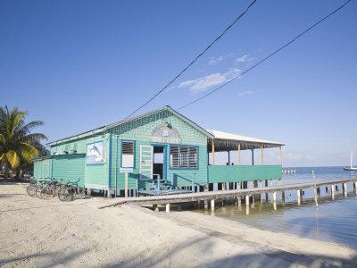 'Rainbow Grill and Bar, Caye Caulker, Belize, Central America