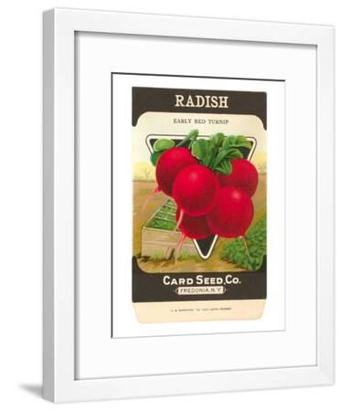 Radish Seed Packet Art Print by | Art.com