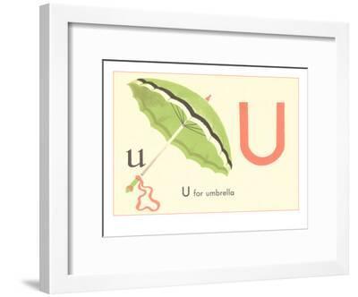 U Is For Umbrella Art Print By U Is For Umbrella Framed Art Print