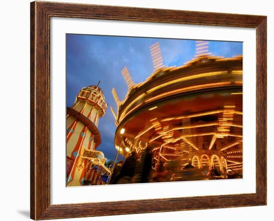 Goose Fair, Nottingham, England, UK-Neil Farrin-Framed Photographic Print