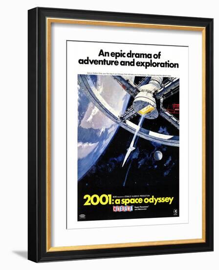 2001: A Space Odyssey, 1968-null-Framed Art Print