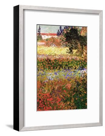 Flowering Garden with Path Art Print by Vincent van Gogh | Art.com