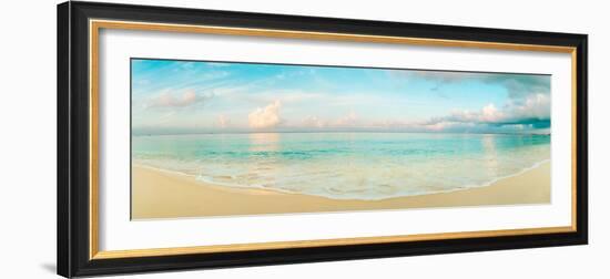 Waves on the Beach, Seven Mile Beach, Grand Cayman, Cayman Islands-null-Framed Photographic Print