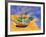 Fishing Boats on the Beach at Saintes-Maries-De-La-Mer-Vincent van Gogh-Framed Giclee Print