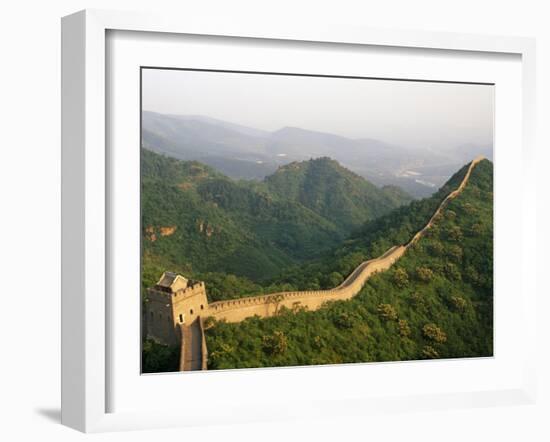 China, Tianjin, Taipinzhai; a Section of China's Great Wall from Taipinzhai to Huangyaguan-Amar Grover-Framed Photographic Print