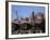 Australia, Victoria, Melbourne; Princes Bridge on the Yarra River, with the City Skyline at Dusk-Andrew Watson-Framed Photographic Print