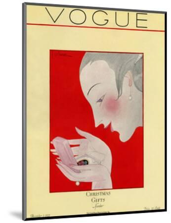 Vogue Cover - December 1923 Premium Giclee Print by Georges Lepape ...