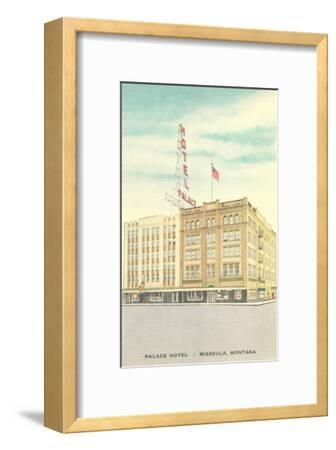 Palace Hotel Missoula Montana Art Print By Palace Hotel Missoula Montana Framed Art Print