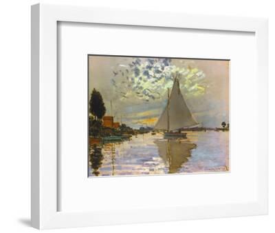 Monet Sailboat Giclee Print By Claude Art Com Monet Sailboat Claude Framed Giclee Print