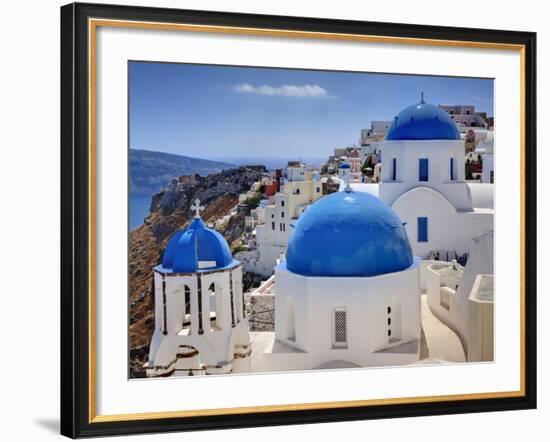 Oia, Santorini, Greece-Adam Jones-Framed Photographic Print