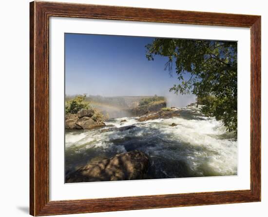 Victoria Falls, UNESCO World Heritage Site, Zambesi River, Zambia, Africa-Sergio Pitamitz-Framed Photographic Print