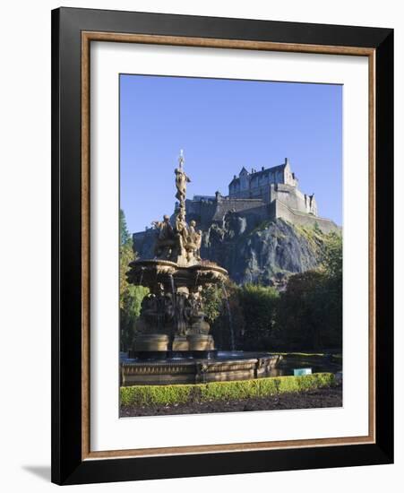 Edinburgh Castle, Edinburgh, Lothian, Scotland, Uk-null-Framed Photographic Print