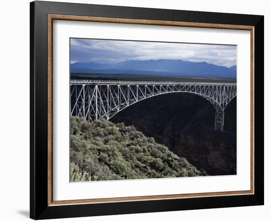 Bridge over the Rio Grande Gorge, Taos, New Mexico, United States of America, North America-Richard Cummins-Framed Photographic Print