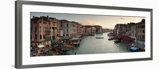 Grand Canal from the Rialto, Venice, Italy-Jon Arnold-Framed Photographic Print