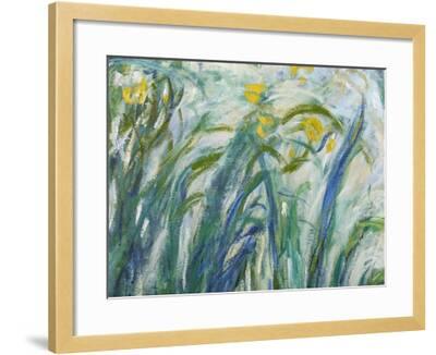 Yellow and Purple Irises, 1924-25 (Detail) Giclee Print by Claude Monet ...