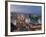 Elevated View of the Hotels and Casinos Along the Strip at Dusk, Las Vegas, Nevada, USA-Gavin Hellier-Framed Photographic Print