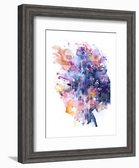 In A Single Moment All Her Greatness Collapsed-Agnes Cecile-Framed Art Print