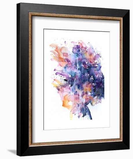 In A Single Moment All Her Greatness Collapsed-Agnes Cecile-Framed Art Print