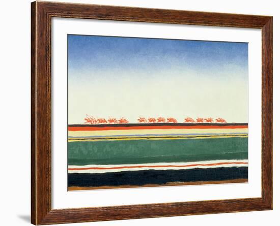 Red Cavalry, 1928-32-Kasimir Malevich-Framed Giclee Print