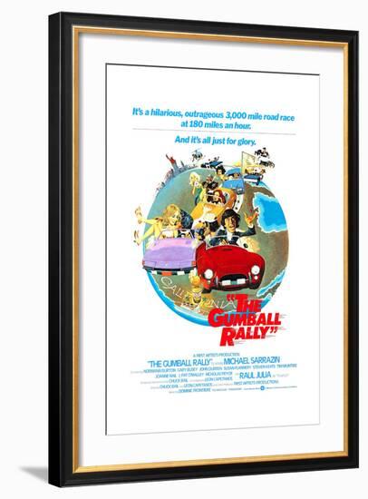 The Gumball Rally, Michael Sarrazin, 1976-null-Framed Art Print