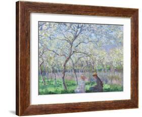 Springtime, 1886-Claude Monet-Framed Giclee Print