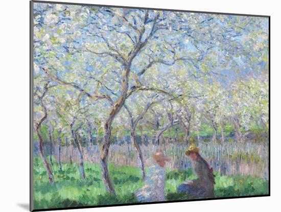 Springtime, 1886-Claude Monet-Mounted Giclee Print