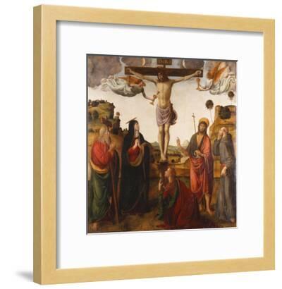 The Crucifixion with the Madonna, Saints John the Baptist, Mary ...